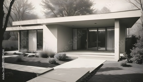 Photo interior modern design room 3d illustration