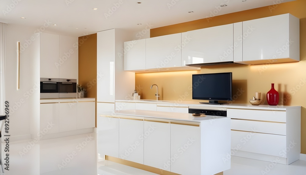 Photo interior modern design room 3d illustration Photo interior modern design room 3d illustration