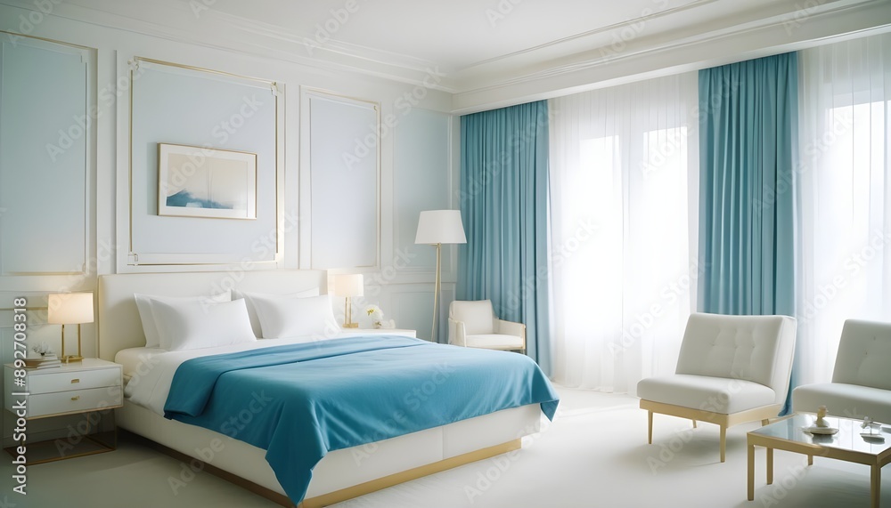 Photo interior modern design room 3d illustration Photo interior modern design room 3d illustration