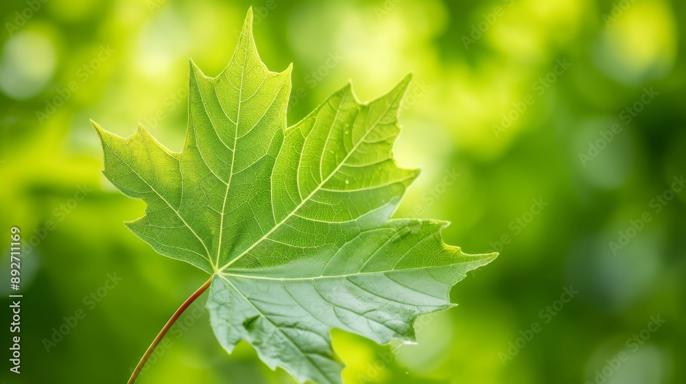 Fresh maple leaf in spring Fresh maple leaf in spring