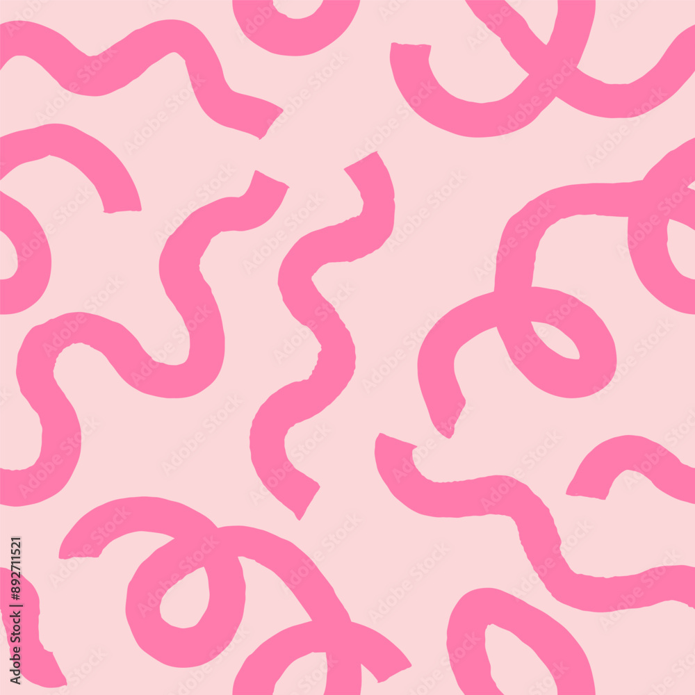 Seamless abstract pattern with squiggles and scribbles. Weaved curved lines. Chaotic ink scribbles decorative texture. Messy doodles, wavy and curly lines. Seamless abstract pattern with squiggles and scribbles. Weaved curved lines. Chaotic ink scribbles decorative texture. Messy doodles, wavy and curly lines.