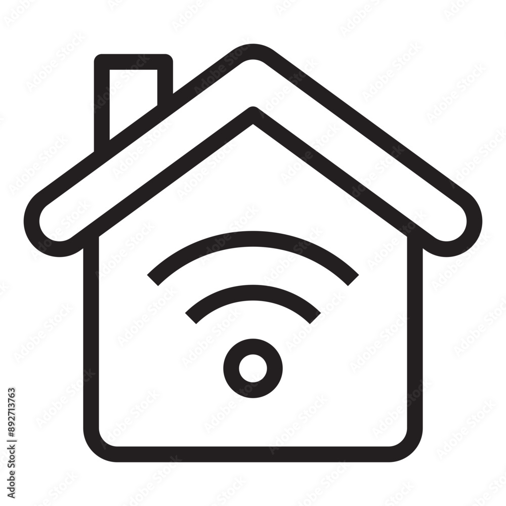 Smart Home line icon. Smart Home line icon.
