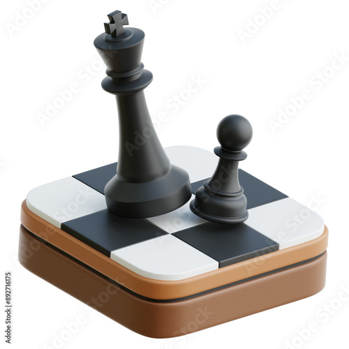 Fotografía Chess 3d Illustration