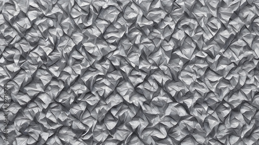 Grey origami paper abstract background, folded art pattern texture Grey origami paper abstract background, folded art pattern texture