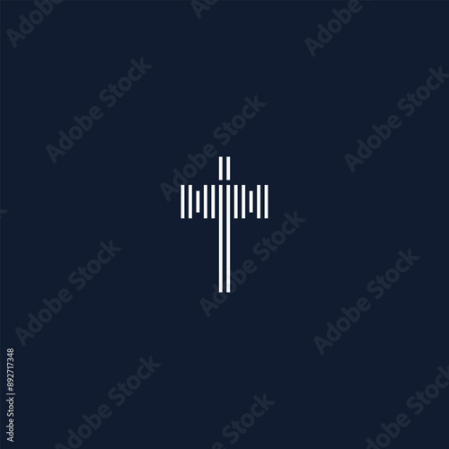 Cross And Gavel Vector