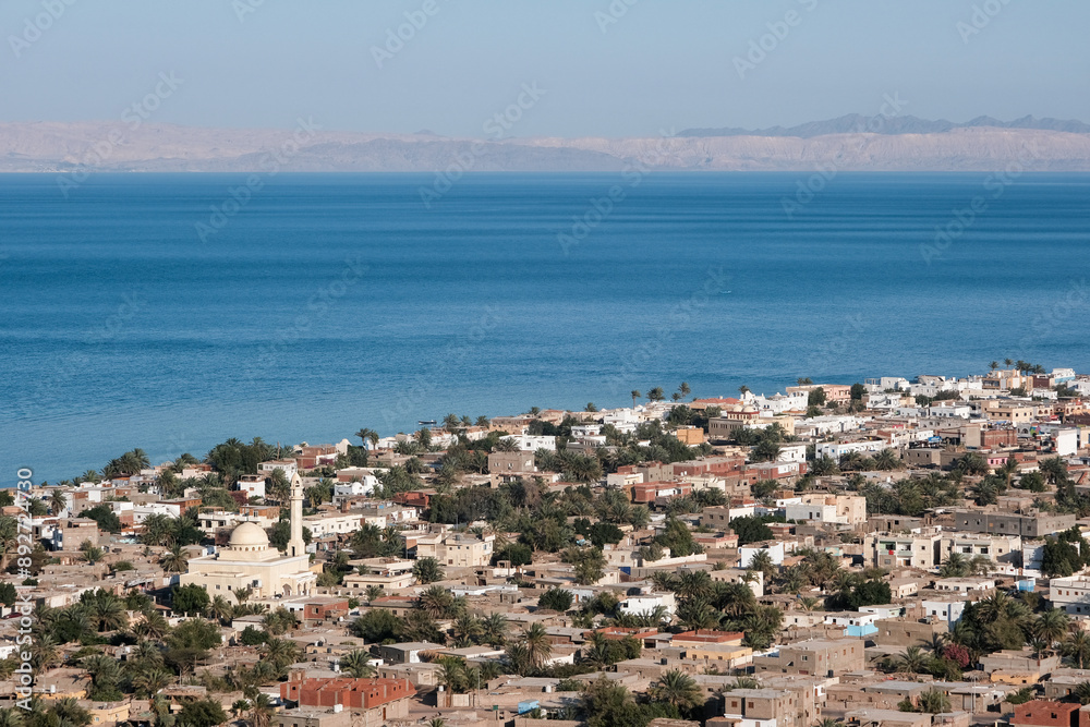 Dahab and Red Sea on sunny spring day, Egypt. Dahab and Red Sea on sunny spring day, Egypt.