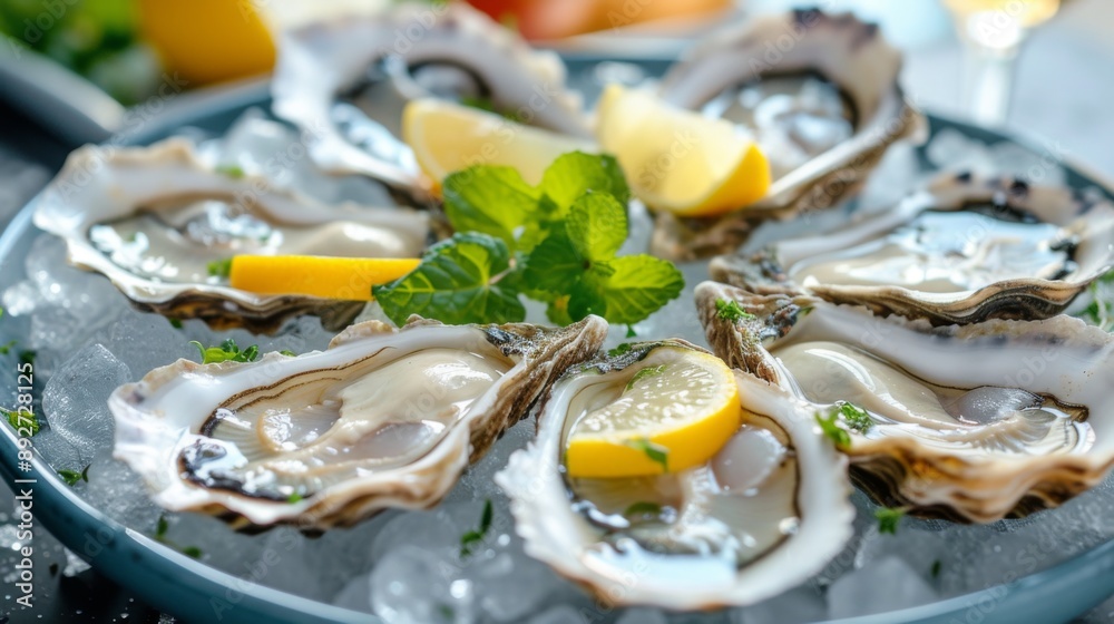 Oysters with lemon Oysters with lemon