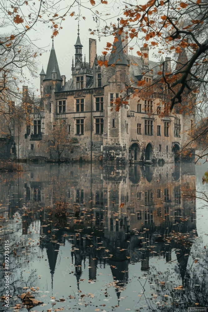 Obraz premium Lake Castle