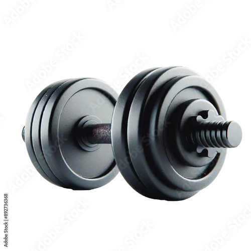 dumbbell isolated on white background