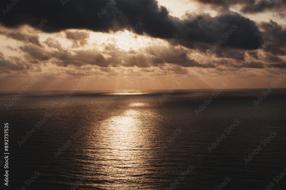 Fototapeta premium Sunrise over mediterranean sea