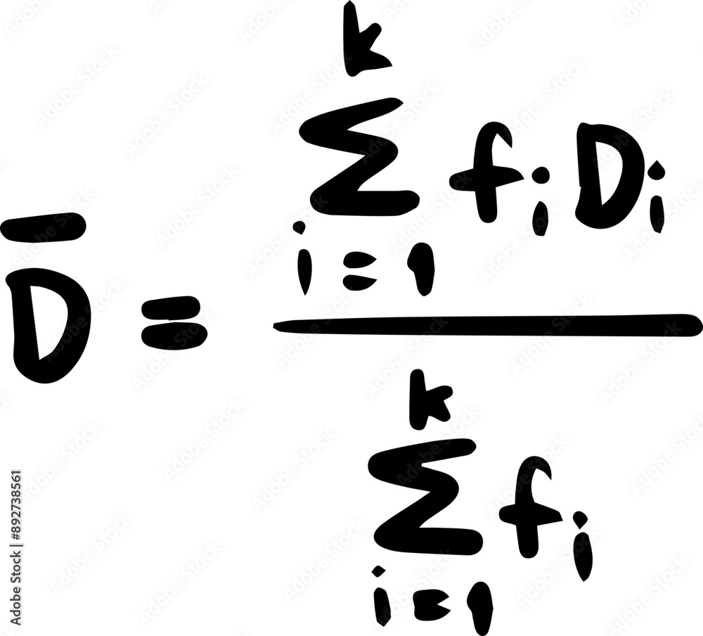 Statistics Mathematics Formulas Handwritten Statistics Mathematics Formulas Handwritten