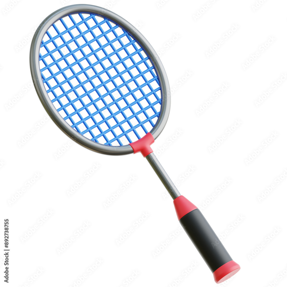 Badminton Racket 3d Illustration Badminton Racket 3d Illustration