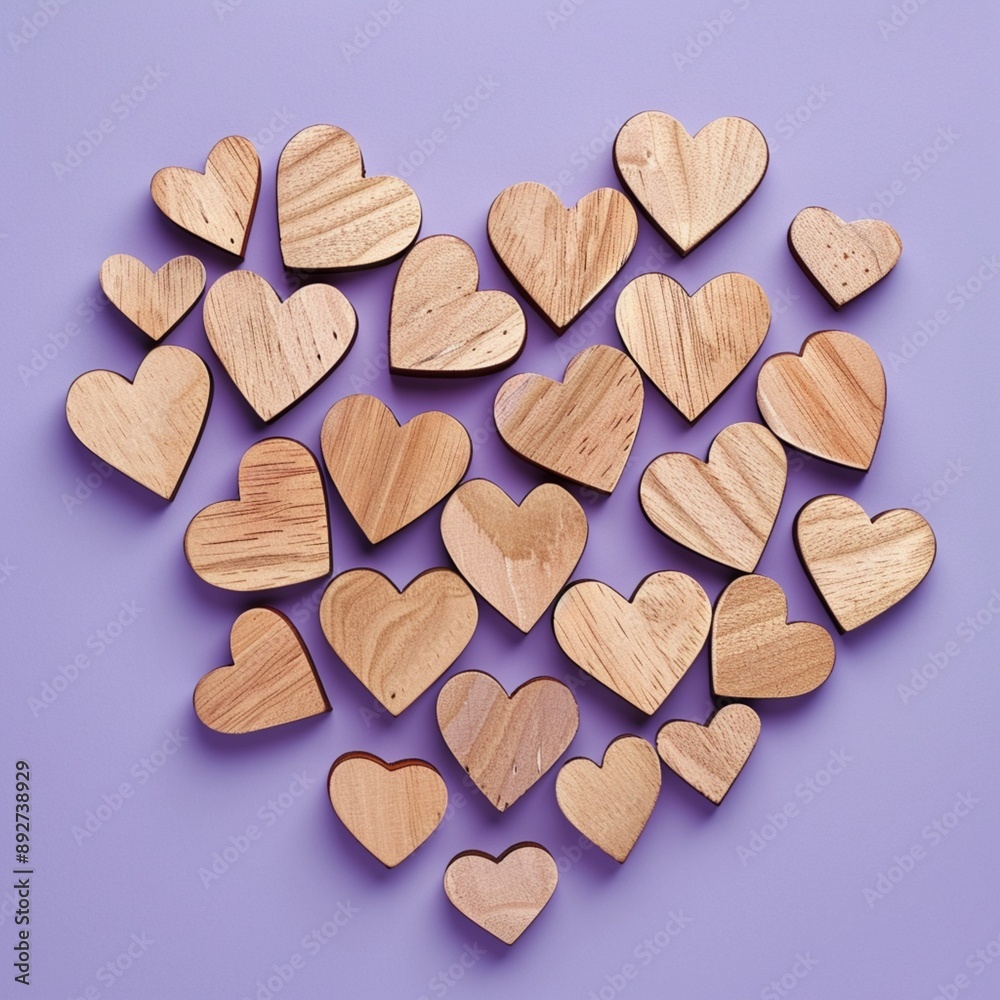 Fototapeta premium heart shaped cookies