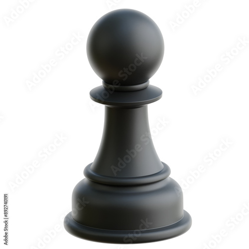 Obraz na płótnie Chess Pawn 3d Illustration