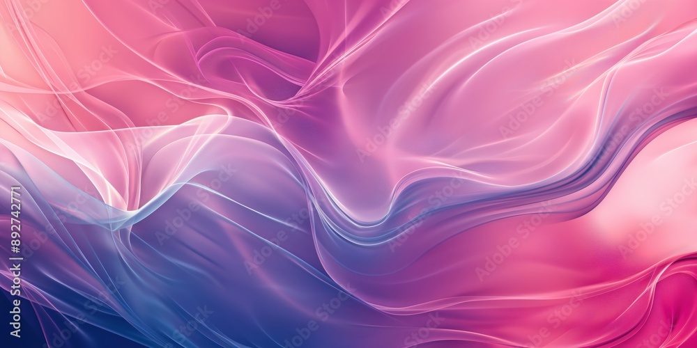 Fototapeta premium Abstract Pink and Red Smoke Background created by ai