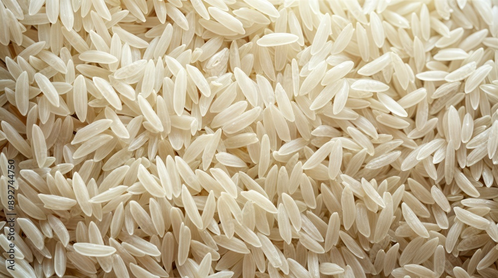 Rice background texture. Close-up. AI generated. Rice background texture. Close-up. AI generated.