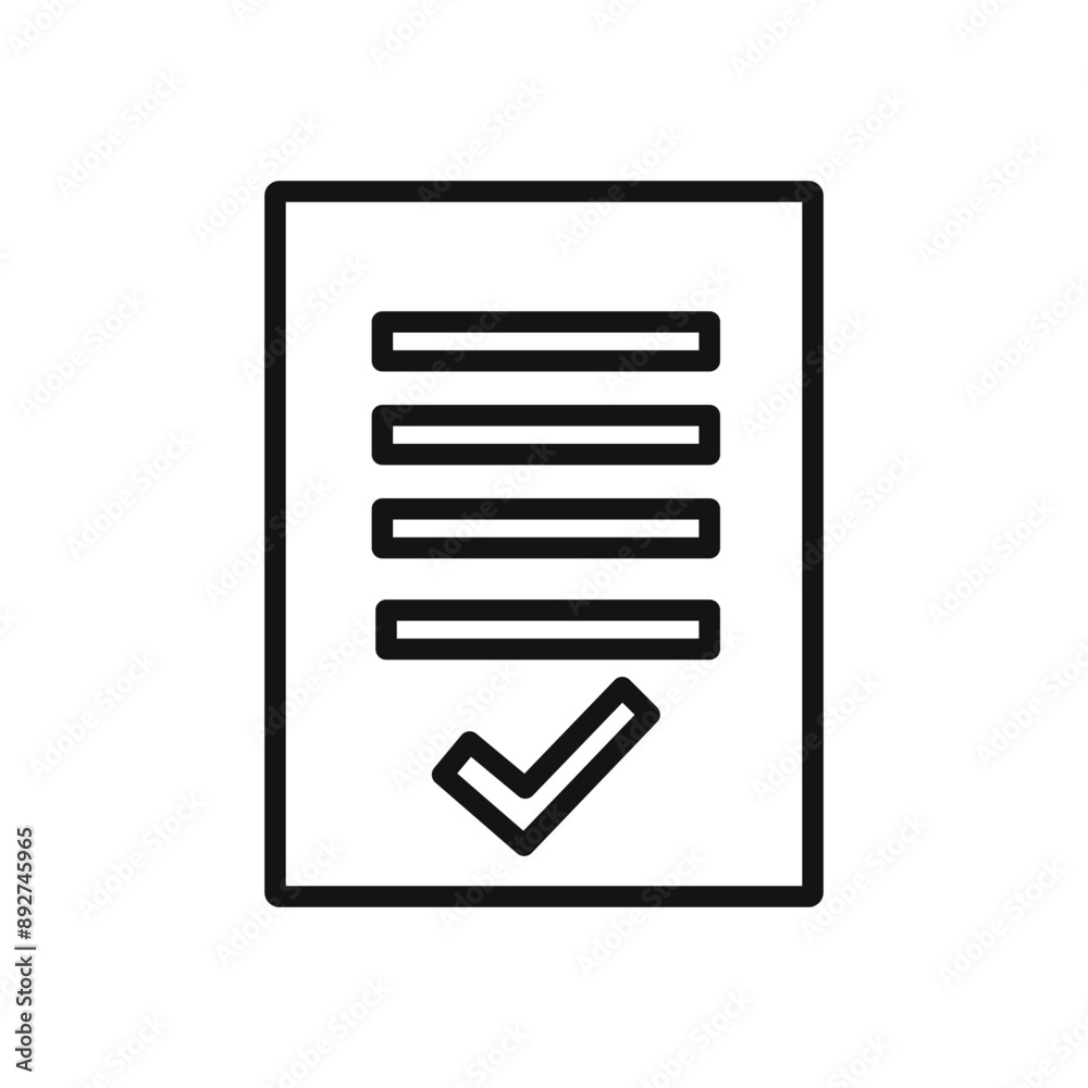 Document petition icon linear graphics set vector Document petition icon linear graphics set vector