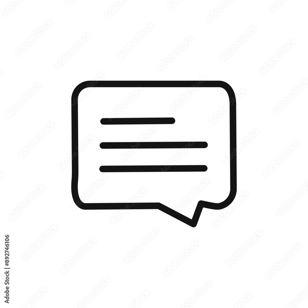 Msg free icon linear graphics set vector Msg free icon linear graphics set vector