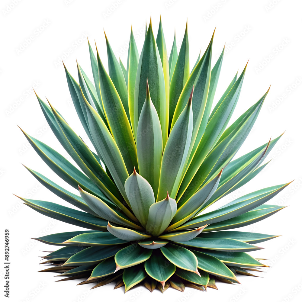 Fototapeta premium agave americana isolated