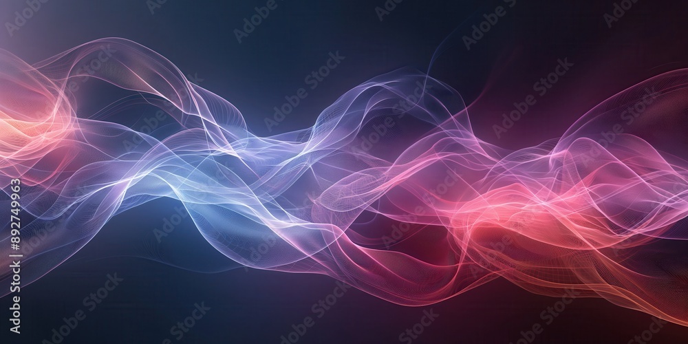 Abstract Pink and Red Smoke Background created by ai Abstract Pink and Red Smoke Background created by ai