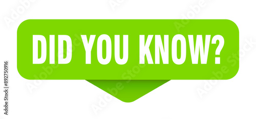DID YOU KNOW