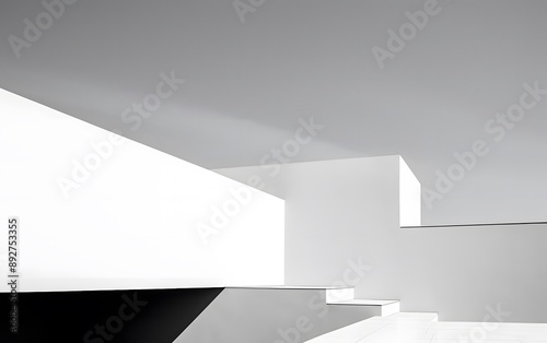 Wallpaper Mural Modern Building with Light and Shadow Torontodigital.ca