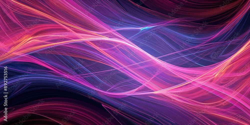 Fototapeta premium Abstract Pink and Red Smoke Background created by ai