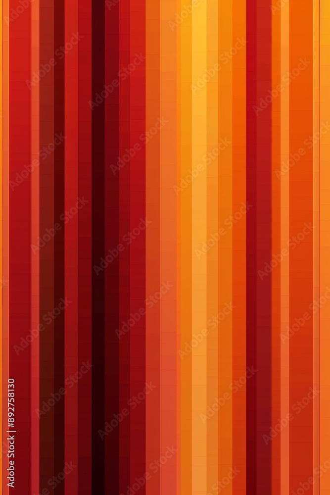 Obraz premium Vibrant warm colors blend in vertical stripes, creating a modern gradient backdrop evoking energy and passion. Perfect for adding a pop of color to any project