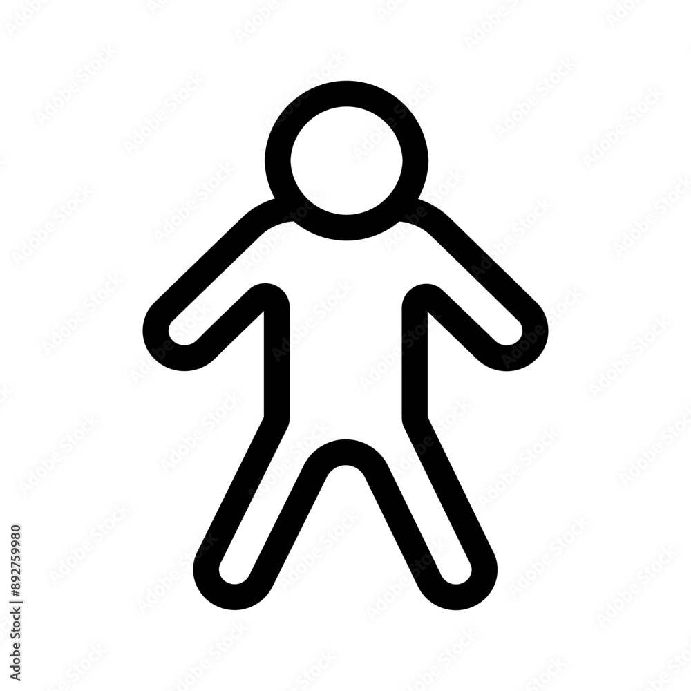 Man cookie icon design in filled and outlined style Man cookie icon design in filled and outlined style