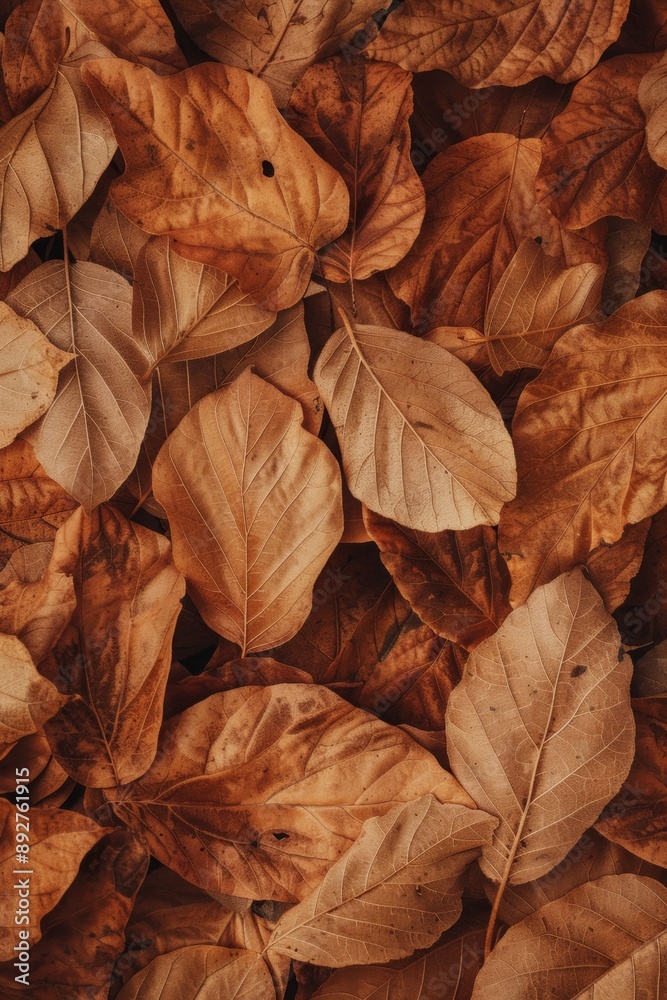 Vibrant autumn scene with dried brown leaves on the forest floor, displaying warm hues of orange, yellow, and red. Mesmerizing leaf patterns make it perfect for fall projects Vibrant autumn scene with dried brown leaves on the forest floor, displaying warm hues of orange, yellow, and red. Mesmerizing leaf patterns make it perfect for fall projects