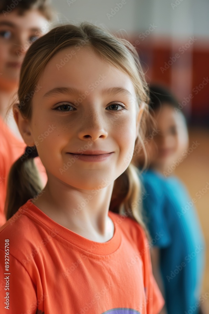 Happy Little Girl Portrait Smiling Kids Happy Little Girl Portrait Smiling Kids