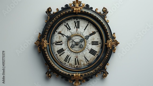 old clock face