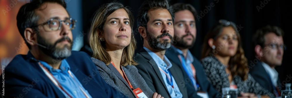 Attentive Audience at a Conference. Attentive Audience at a Conference.