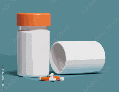 Pill bottle for capsules
