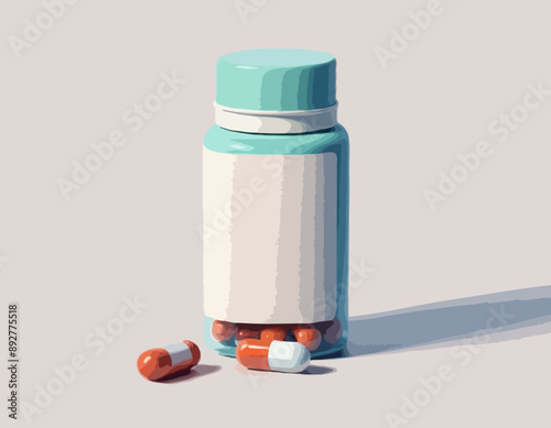 Pill bottle for capsules
