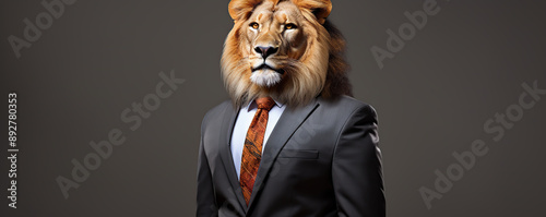 A Lion in a Suit