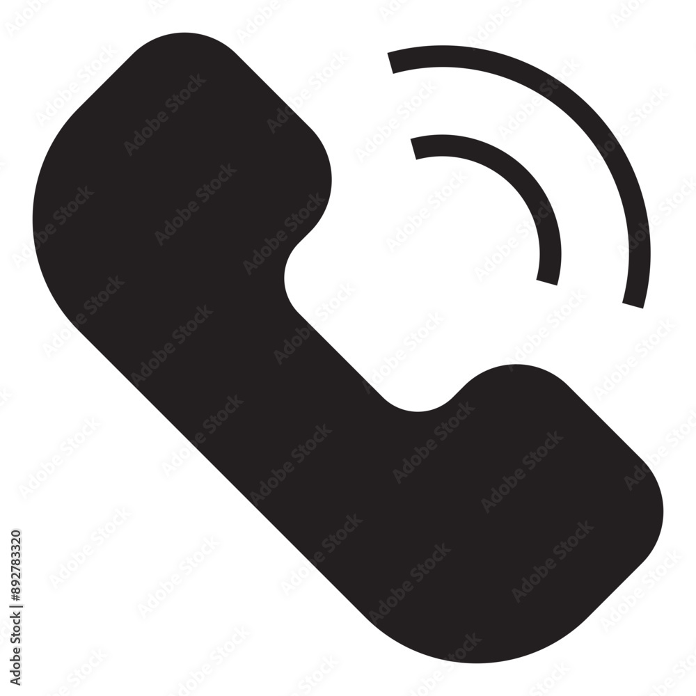 Phone black icon. Phone black icon.