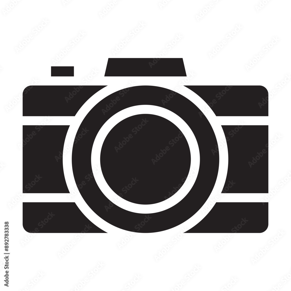 Camera black icon. Camera black icon.