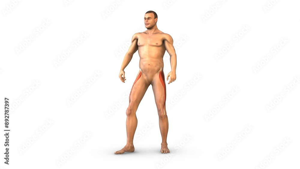 Human Muscular System rectus femoris muscles Human Muscular System rectus femoris muscles