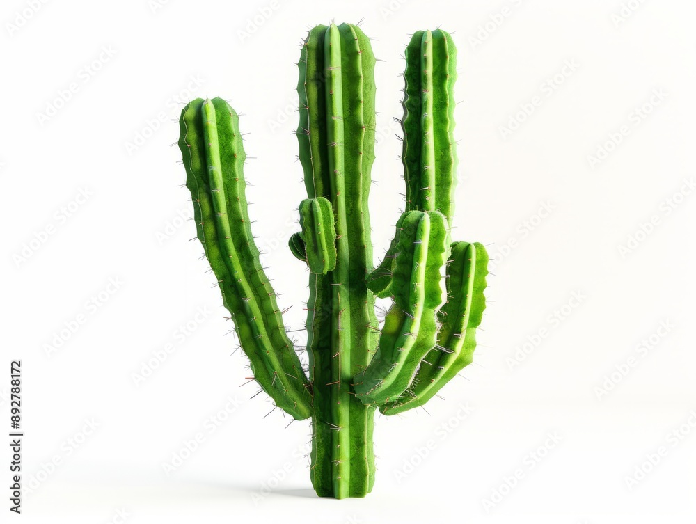 Serene Succulent: A Stunning Big Green Cactus in 4:3 Aspect Ratio Serene Succulent: A Stunning Big Green Cactus in 4:3 Aspect Ratio