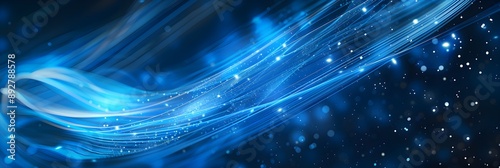 Abstract background featuring blue glowing lines in a continuous infinity pattern, symbolizing perpetual motion