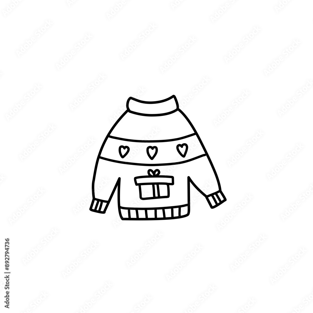 sweater line icon sweater line icon