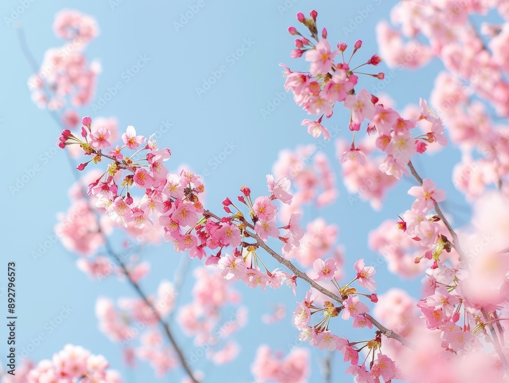 Captivating Contrast: Cherry Blossoms in a 4:3 Frame Captivating Contrast: Cherry Blossoms in a 4:3 Frame