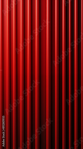 Black Lines Bars on Red Background, Abstract Goemetric Image, Texture, Pattern Background, Wallpaper, Cover and Screen of Smartphone, Cell Phone, Computer, Laptop, Format 9:16 and 16:9