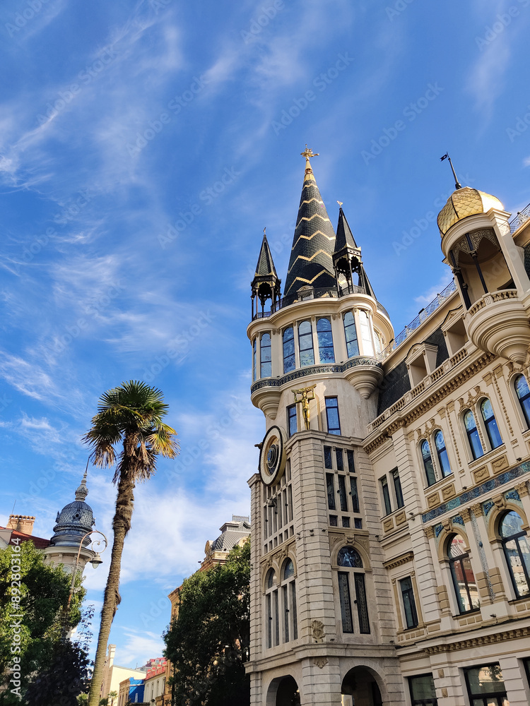 Obraz premium beautiful architecture in Area of ​​​​Europe in the city of Batumi Georgia