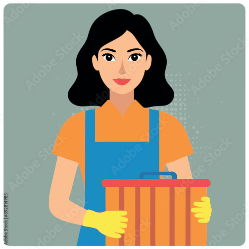 worker and builder wearing construction hat and tools
