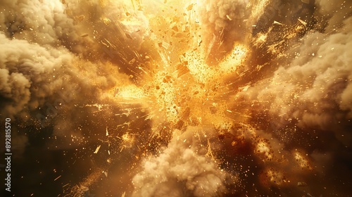 Dynamic Dust Explosion Captivating Chaos in HighResolution Detail Canon EOS 6D Mark II Illustration