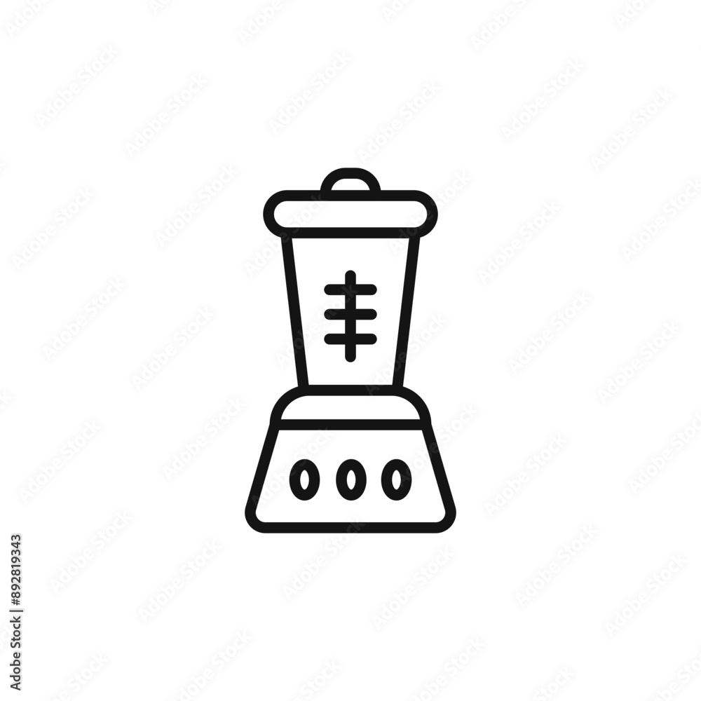 Blender icon outline collection in black and on white background Blender icon outline collection in black and on white background