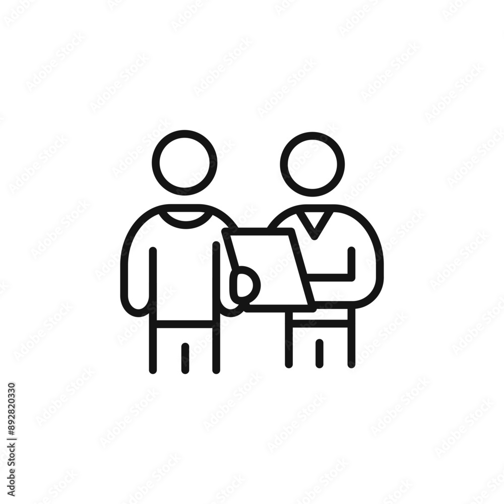 Oral survey icon outline collection in black and on white background Oral survey icon outline collection in black and on white background