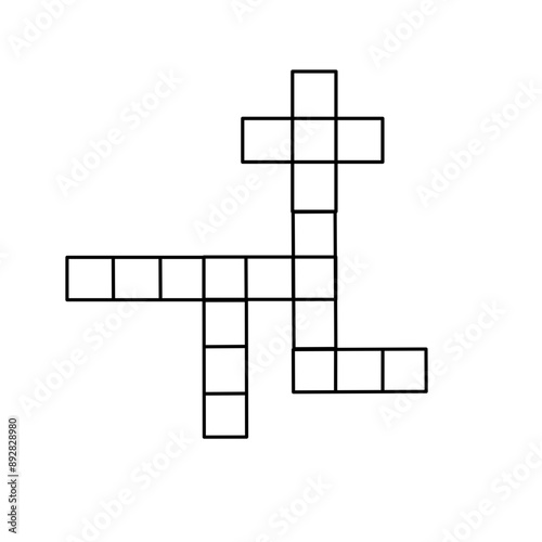 Crossword vector icon